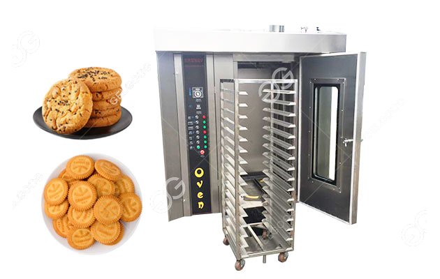 Industrial Biscuit Baking Machine 32 Trays Stainless Steel