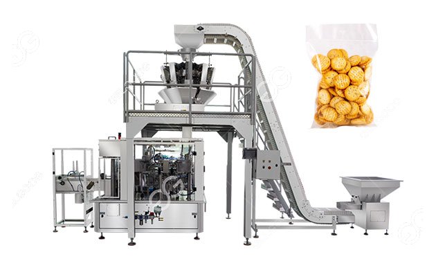 Vegetable Round Biscuits Packaging Machine for Food Industry
