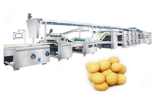 300KG/H Egg Drop Biscuit Production Line Industrial